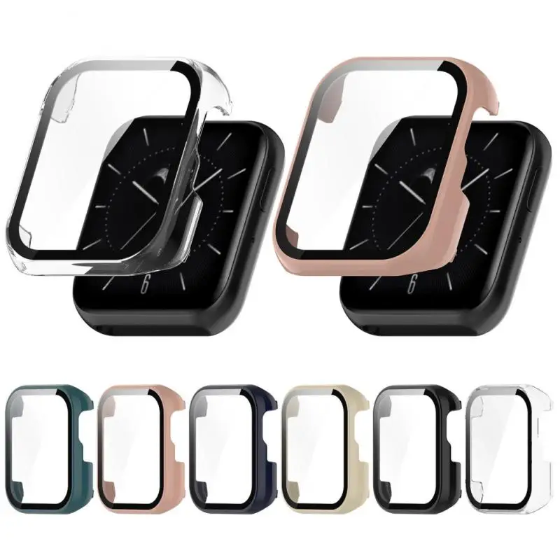 

Fall Proof Watch Case Smart Accessories Pc Tempered Film Integrated For Oppo Watch3 Dustproof Protective Sleeve Watch Case