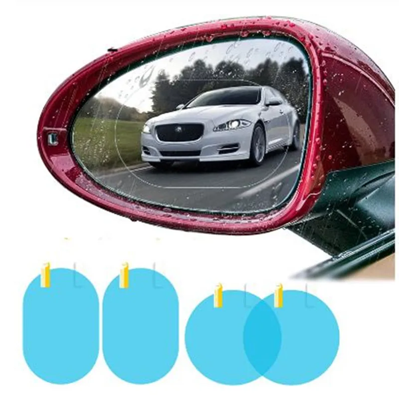 

1 Pair Rainproof Car Accessories Car Mirror Window Clear Film Membrane Anti Fog Anti-glare Waterproof Sticker Safety Car styling
