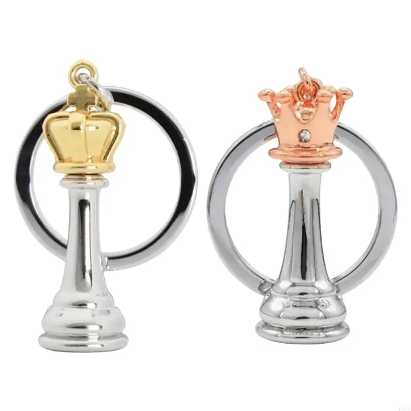 LXAE шахматный брелок для сумки или украшения ключей Queen King Chessman аксессуары