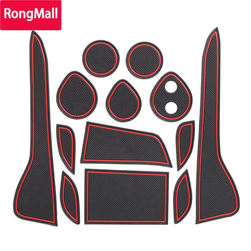 

Car Anti-Slip Gate Slot Cup Pad For TOYOTA C-HR 2016 - 2021 2019 2018 CHR Non-Slip Door Groove Mat mats Auto Accessories