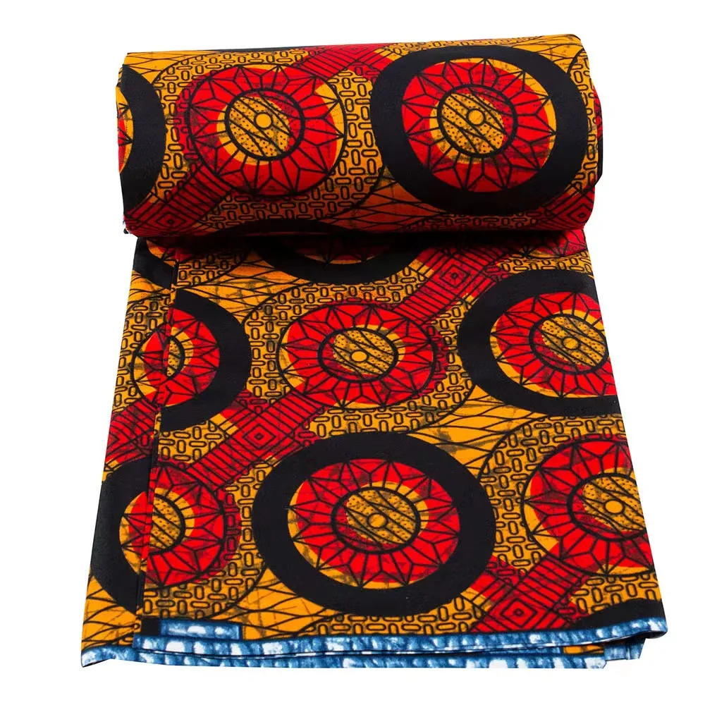 

2022 New Design African Veritable Guaranteed Real Wax Prints Fabrics Ankara Style 100% Polyester Fashion Pagne Dress Loincloth