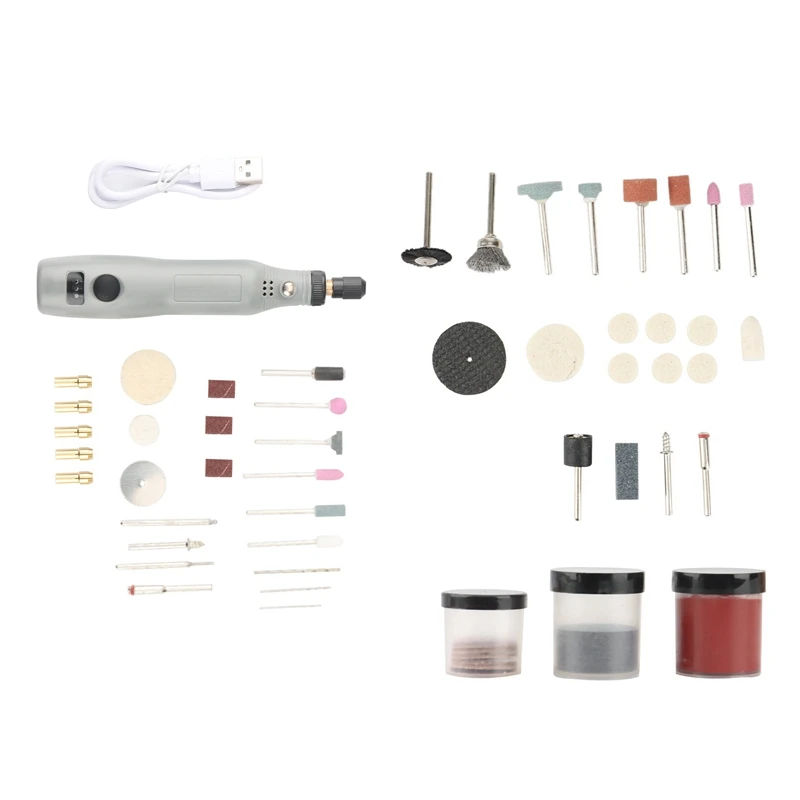 

Mini Cordless Drill Power Tools Drill Grinder Grinding Accessories Wireless Engraving Pen for Grinding Polishing Set 2