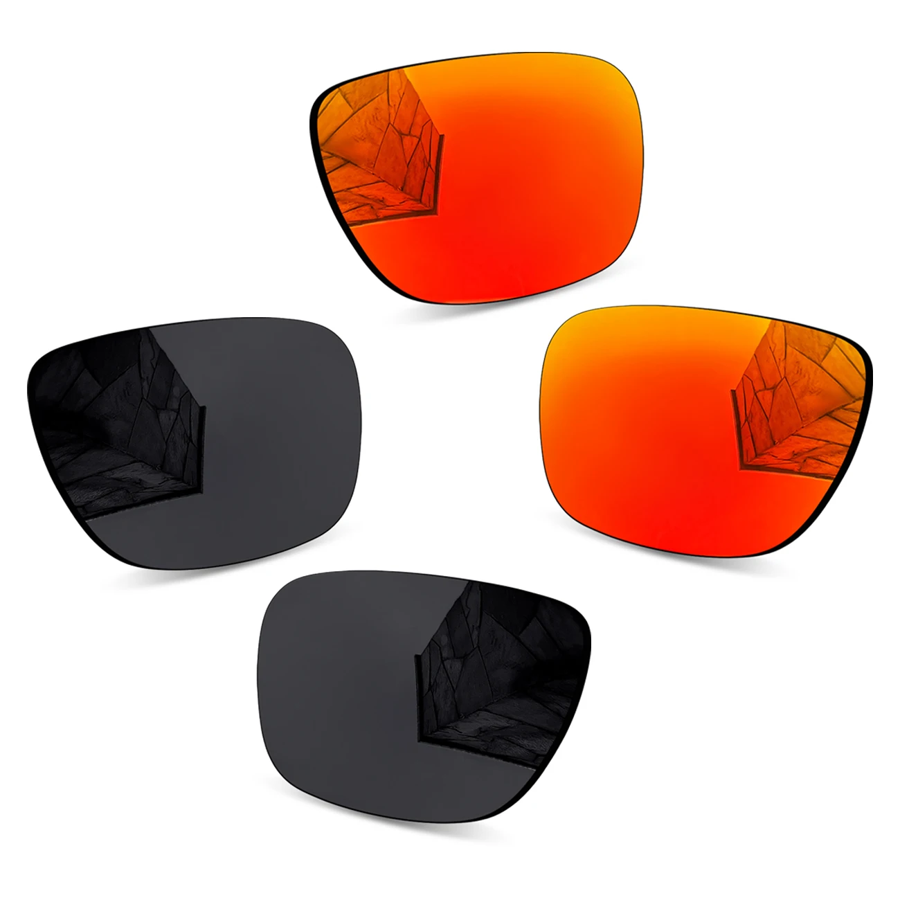 Фото Сменные линзы премиум-класса для солнцезащитных очков Oakley Holbrook XL OO9417 59 мм – устойчивые к царапинам №3
