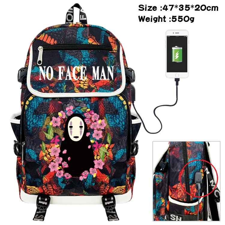 Totoro Children Anime Flower Backpacks New Girls Boys Large Capacity School Bags for Kids Leisure Women Men Backpack for Travel