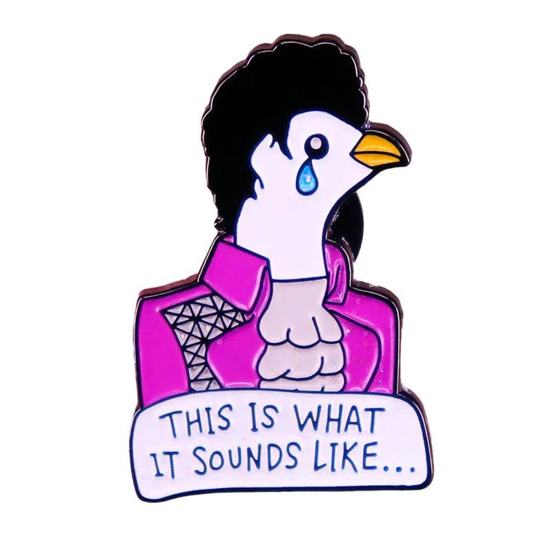 

Rock Singer This is What It Sounds Like Enamel Brooch Pin Brooches Lapel Pins Badge Denim Jacket Jewelry Accessories