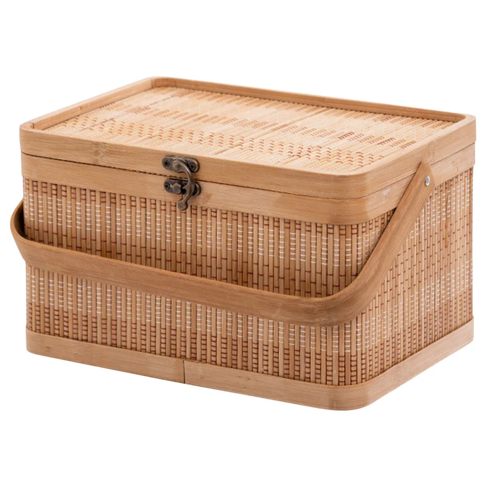 

Egg Storage Basket Gardening Picnic Carrying Chicken Gift Handheld Bamboo Decorative Boxes Wedding Vegetable