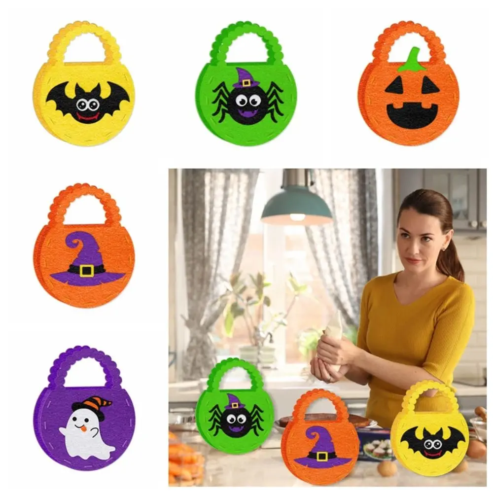 Креативная забавная сумка-тоут на Хэллоуин летучая мышь тыква изысканная