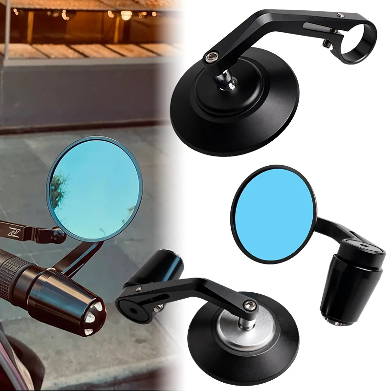 

For Vespa GTS300 Sprint Primavera 150 Motorcycle Handlebar Mirror Bar End Rear View CNC Mirrors Balance Slider Grip Plug