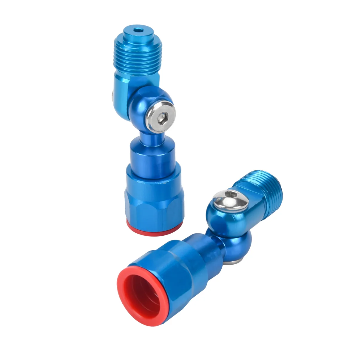 2 шт. поворотный серебристый адаптер для распылителя краски