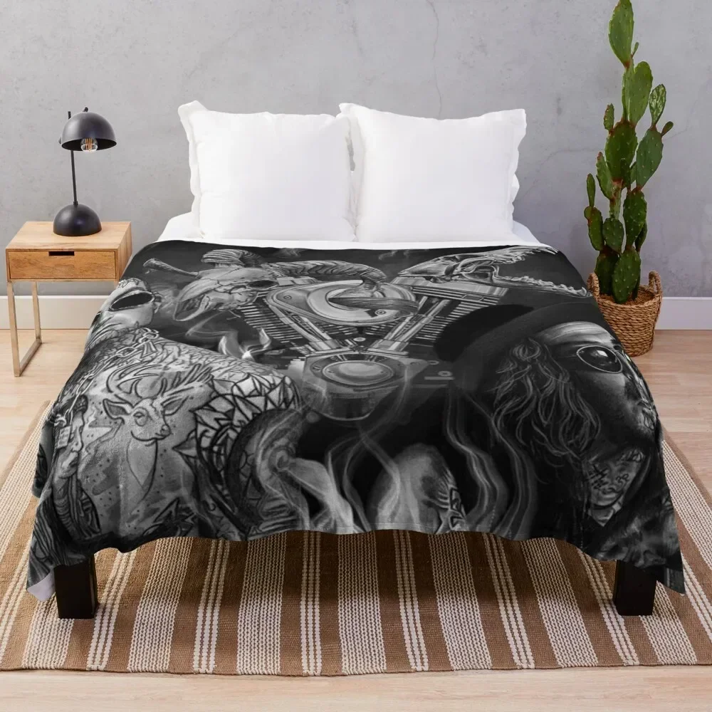 Пушистое одеяло Yelawolf x Caskey