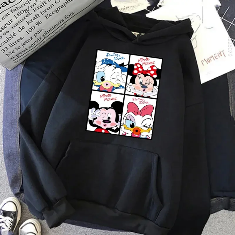 Классические толстовки с рисунком Микки Мауса Disney уличная одежда в стиле