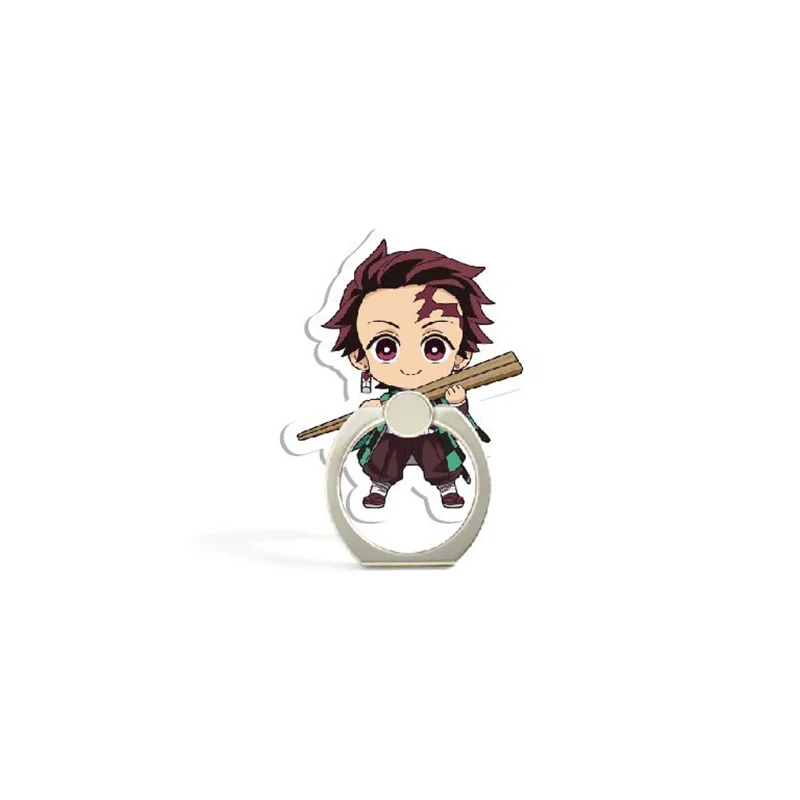 Фото Держатель для мобильного телефона Funko Demon Slayer Finger Ring для iPhone, Samsung, Xiaomi, Huawei, универсальная акриловая подставка для смартфона №3