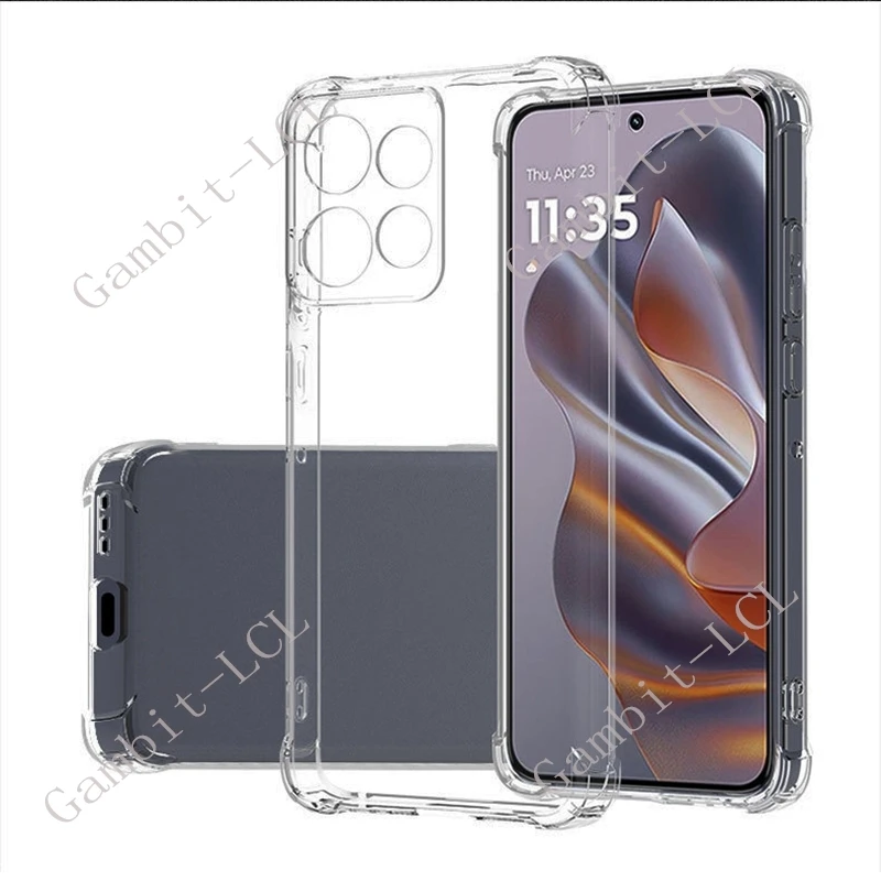 Фото Для Motorola ThinkPhone 25 Edge 50 Neo Moto S50 50Neo MotoS50 смартфон, оригинальная защитная задняя крышка, мягкий чехол из ТПУ №2