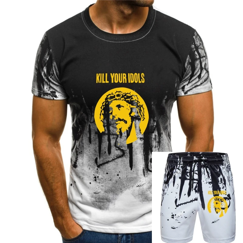 

New Kill Your Idols Logo Men'S Black & White T Shirt Tee Classic Custom Design Tee Shirt