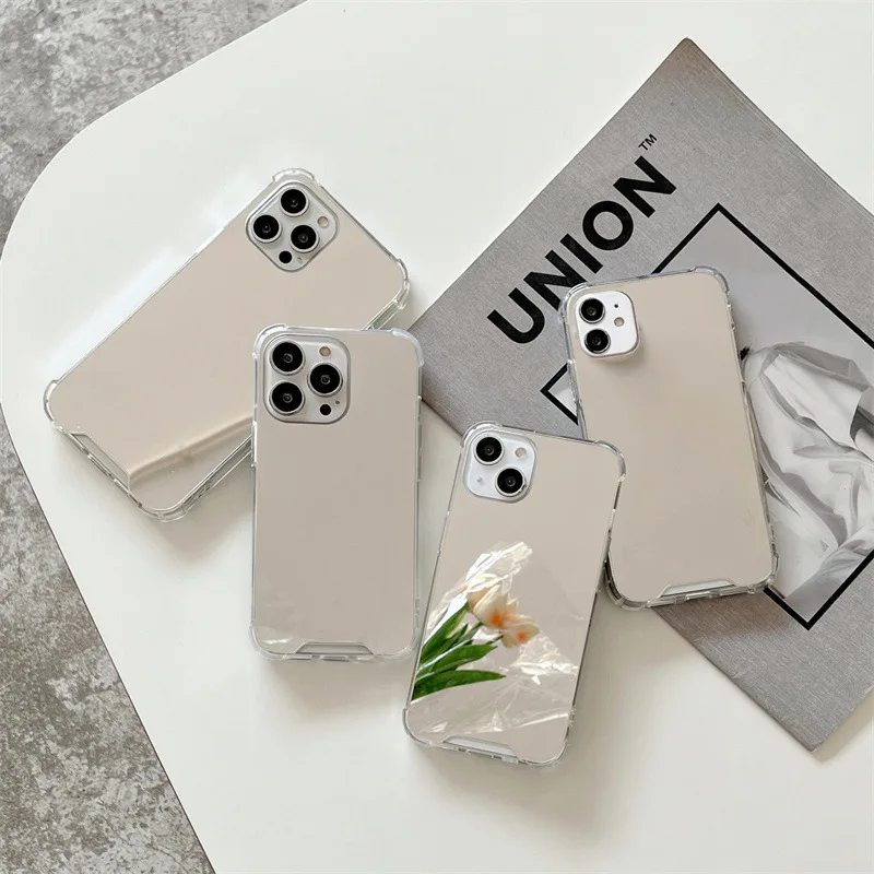 

The mirror can be used as a makeup mirror Phone Case For iphone 11 12 13 14 Pro Max XS X XR 7 8 Plus Fashion new products