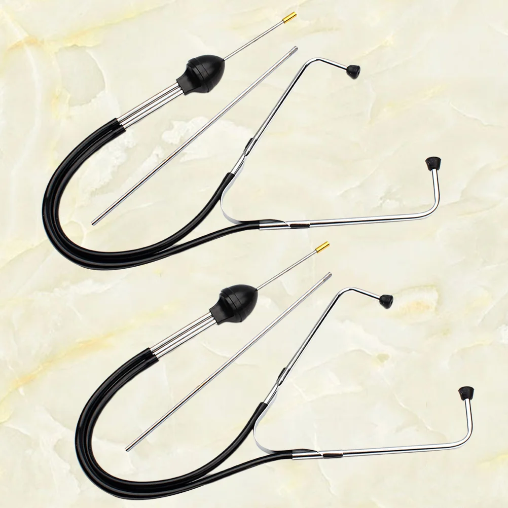 

2Pcs Stethoscope Vehicle Diagnostic Tools Car Automotive Diagnostic Tool Car Diagnostic Tool Vehicle Stethoscope