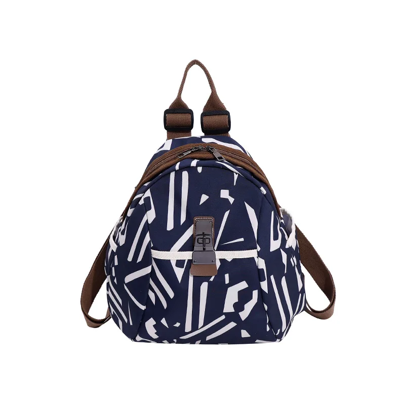 

Backpacks Summer Women's Bag 2023 Hot Sale Fabric Backpack Fashion Trend Printed Oxford Cloth Zipper Student Casual Schoolbag