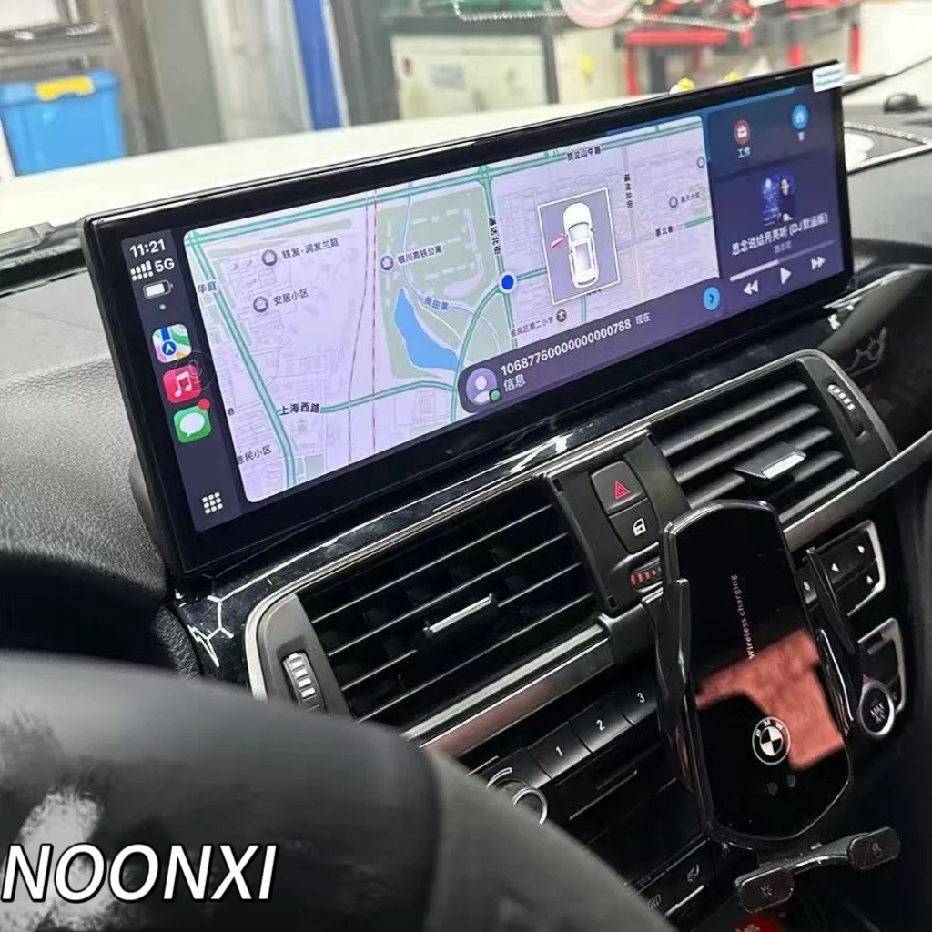 Фото 14,9 дюйма для BMW 3 4 серии Android 14 Автомобильный радиоприемник F30 F31 F32 M3 F80 M4 F82 Qualcomm 668S LHD RHD CarPlay Мультимедийный музыкальный плеер №1