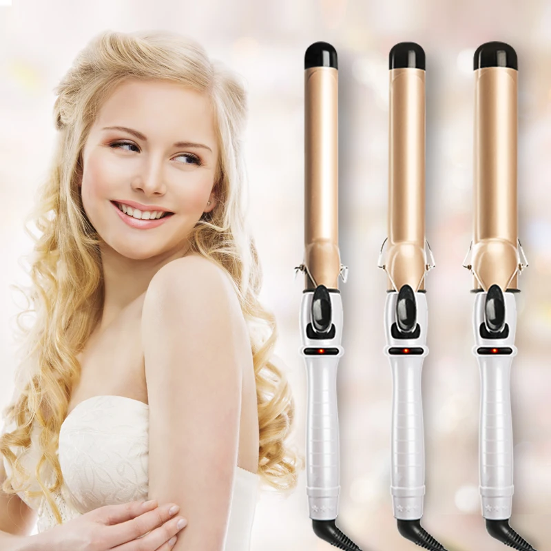 Aofeilei 19-38mm Ceramic Electric Hair Curlers 38mm Hair Curling Iron Big Curls 19mm Hair Culers 25mm Curling Iron 32mm 28mm