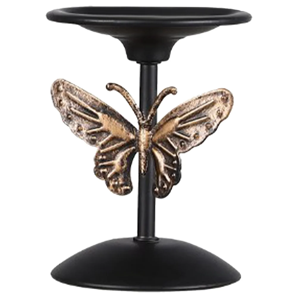 

Household Holder Desktop Tall Holders Pillar Candles Vintage Table Decoration Metal Stand