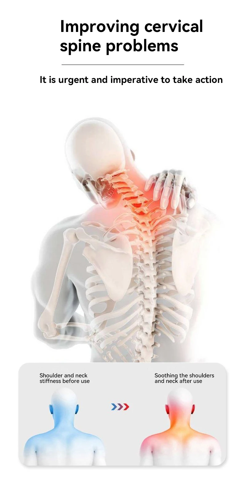 Электрический массажер для шеи подушка из пены с эффектом памяти