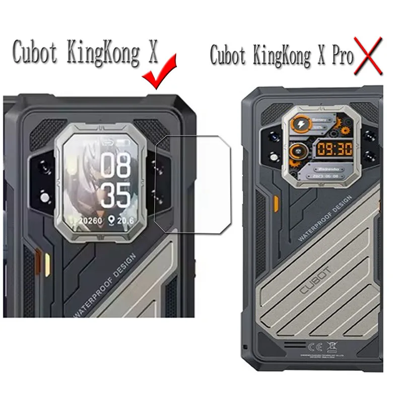 Фото 3 шт. закаленное стекло для Cubot KingKong X KingKongX 1,85 