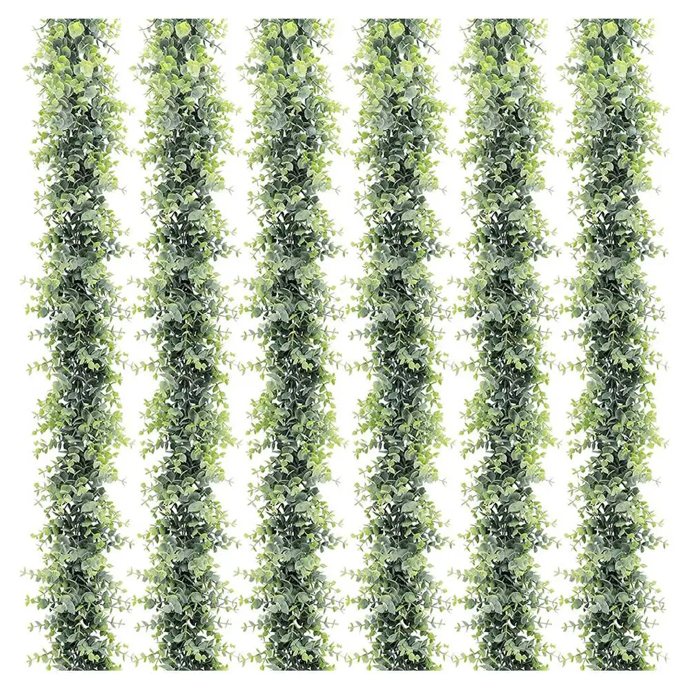 

Artificial Eucalyptus Garland 5 Packs,Artificial Vines Faux Eucalyptus Greenery Garland,for Wedding/Party/Arch Backdrop