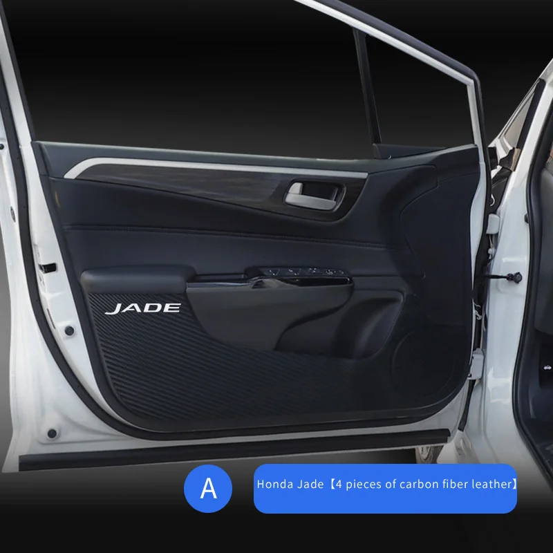 

Автомобильная пороговая полоса для Honda Jade 2013-2019, водонепроницаемая паста из искусственной кожи с защитой от царапин, внутренняя защита, декоративные аксессуары
