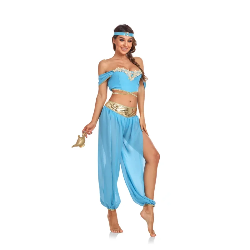 Новый костюм для косплея принцессы жасмин Аладин и волшебная лампа взрослых