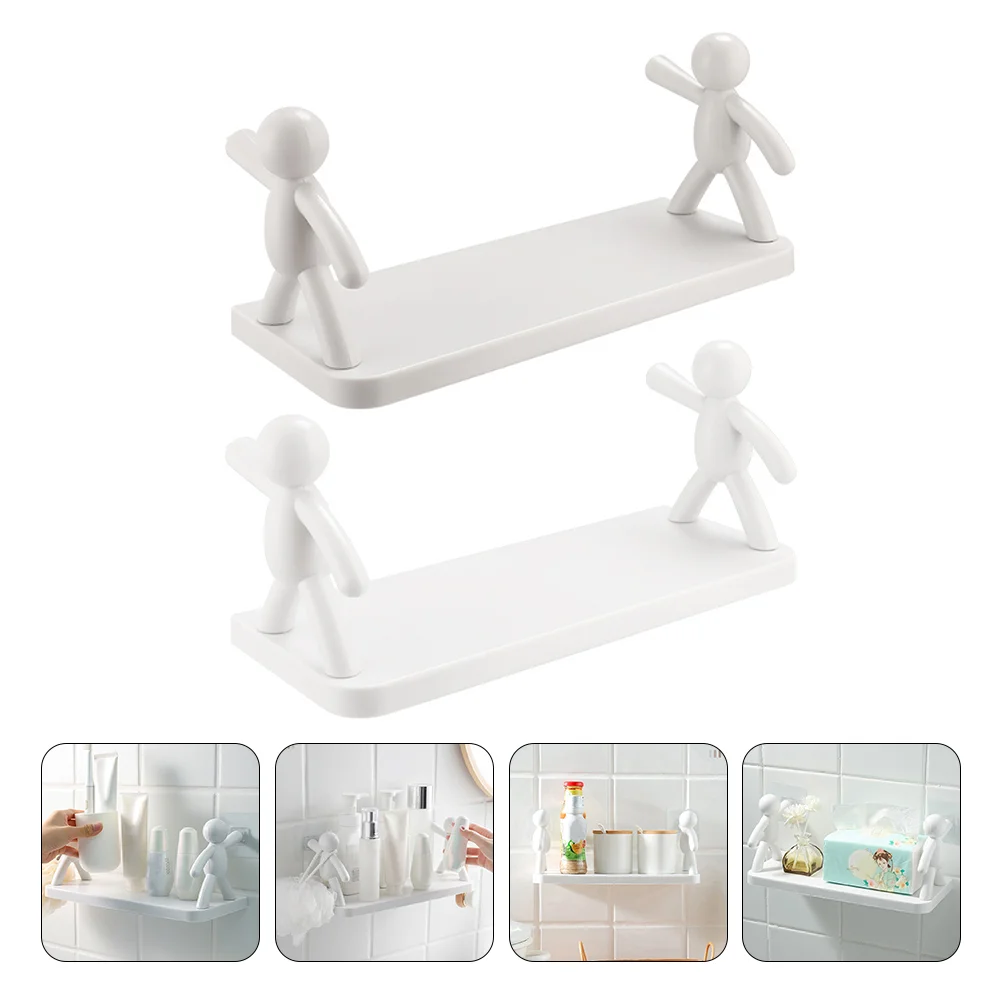 

Shelf Corner Floating Wall Display Storage Bathroom Organizer Hanging Rack Shelves Bookshelf Wood Mounting Makeup Ledge Shower