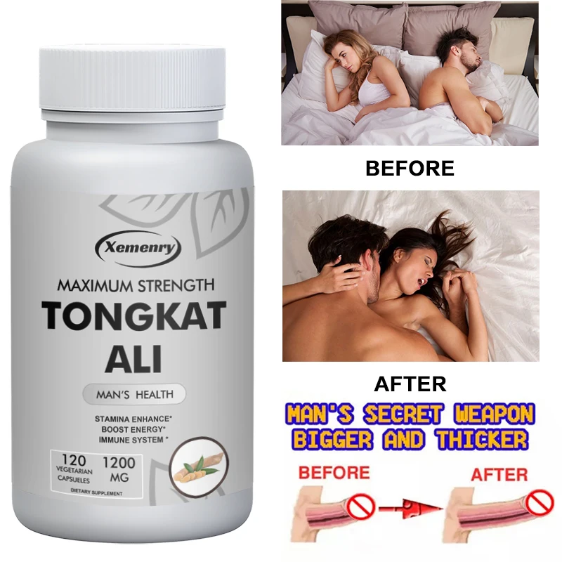 

Tongkat Ali Extract, Enhances Endurance and Performance, 1200 Mg Per Serving, 120 Tablets - Men's Health Supplements