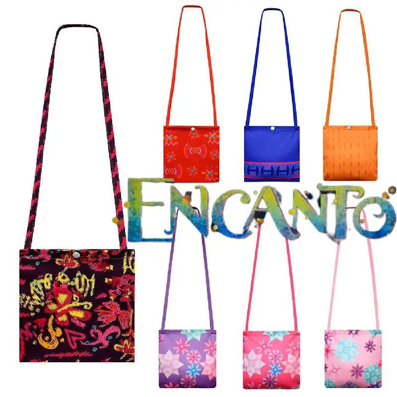 

Anime Kids Encanto Cospaly Mirabel Bag Printing Princess Messenger Shoulder Children Bags Halloween Carnival Party Cosplay Girls