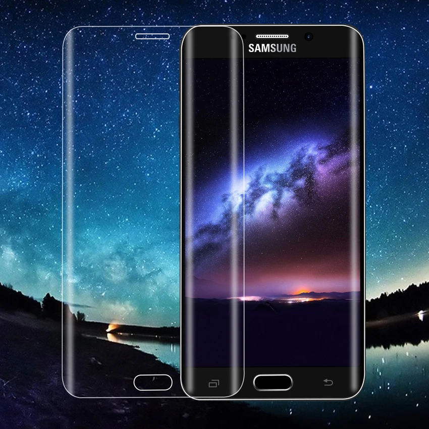 Прозрачное закаленное стекло для защиты экрана Samsung Galaxy Note 8 S7/S8 Edge с защитой от