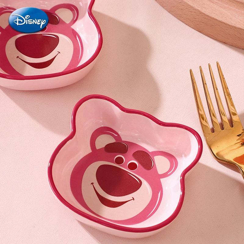 Керамическая боковая тарелка Disney Lotso закуска разноцветная миска с изображением