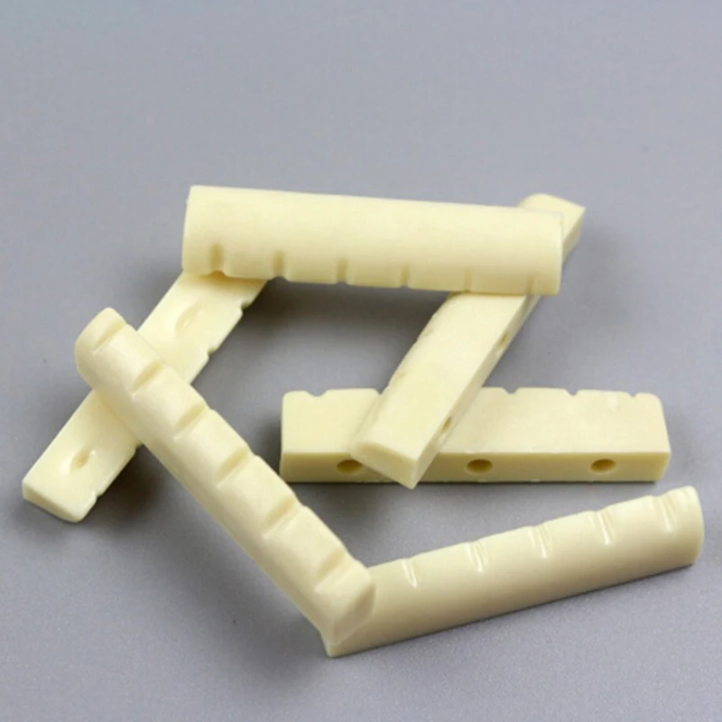 

4pcs/lot Guitar String Pillow Musical Instruments Bone Nut For Electric Guitar Bone Nut Saddle Guitar Accessories White Black