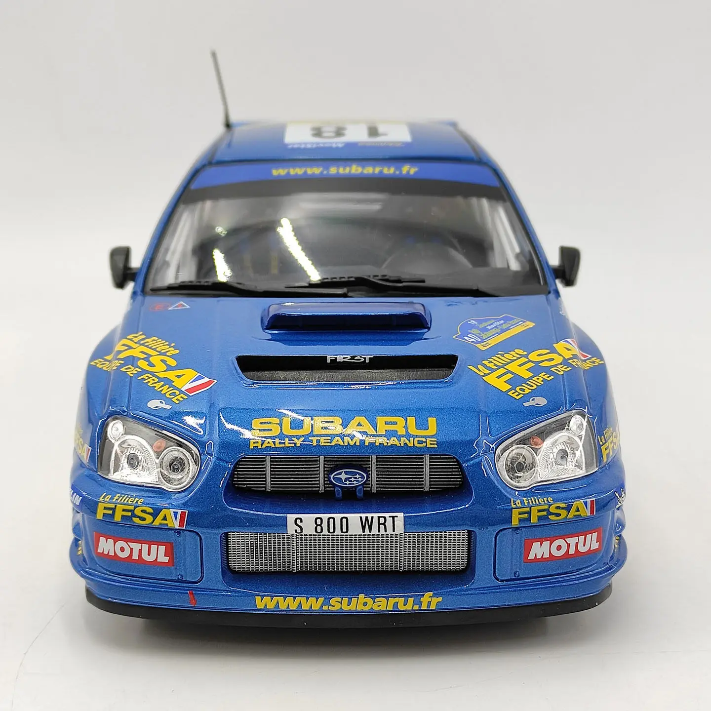 Фото Модель IXO 1:18 Subaru Impreza S9 WRC (из литого металла) # Модель автомобиля 18 Rally Alloy №4