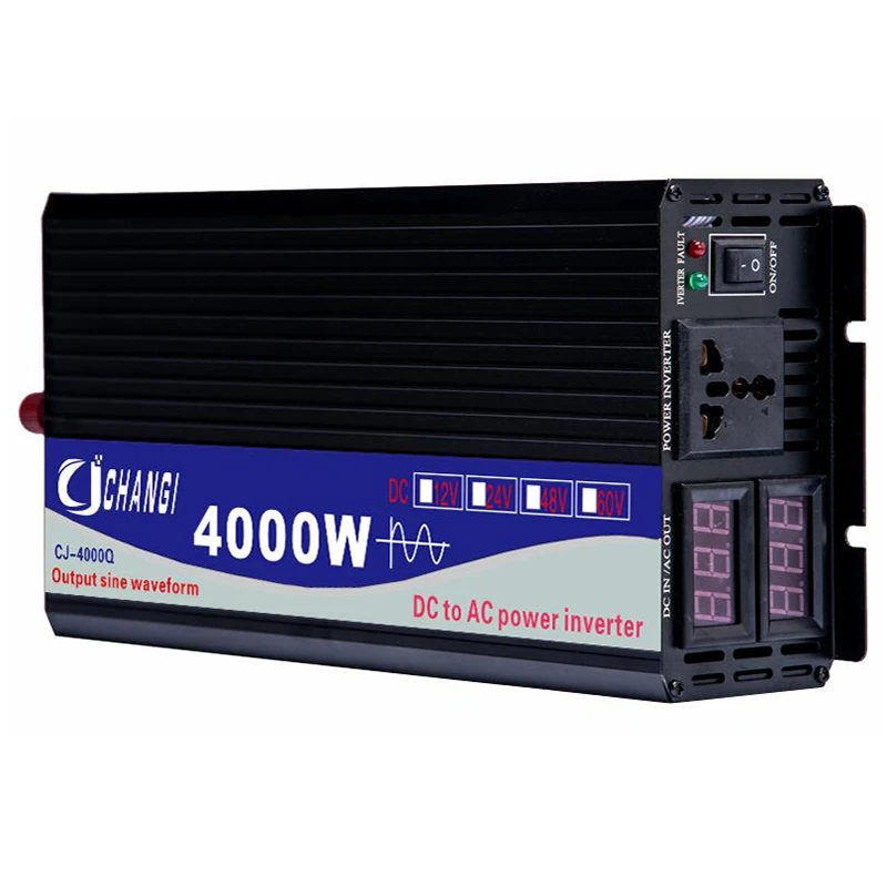 

4000w Peak Power Inverter 100% Pure Sine Wave Inverter DC 12V to AC 220V Off Grid Inverter