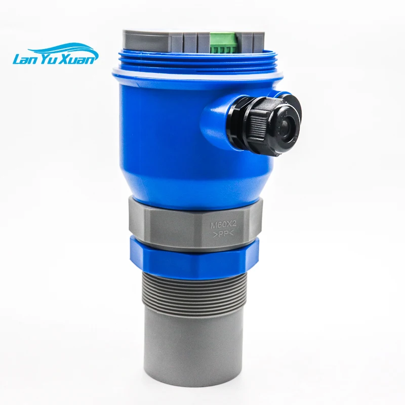 

4-20MA Ip68 Transducer Integrated Ultrasonic Level Meter / 0-5M Water Level Gauge / DC24V Ultrasonic River Level Sensor 0.3%F.S