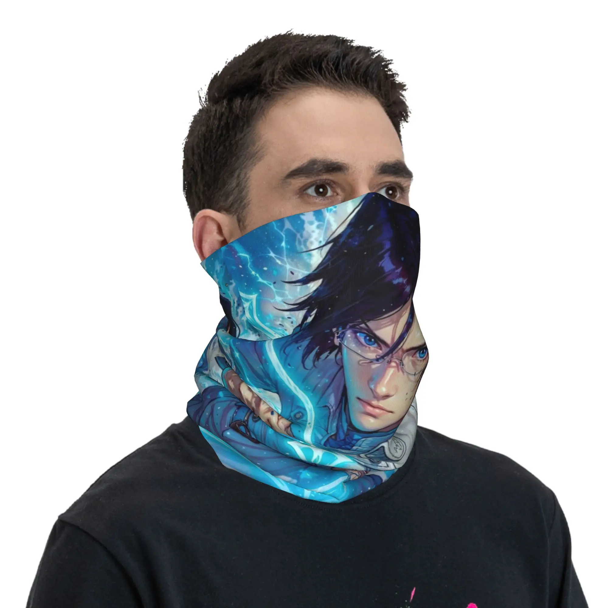 Фото Многофункциональный зимний шарф-бандана Uryu Ishida (3) Bandana Gaiter Club Bleach для взрослых №5