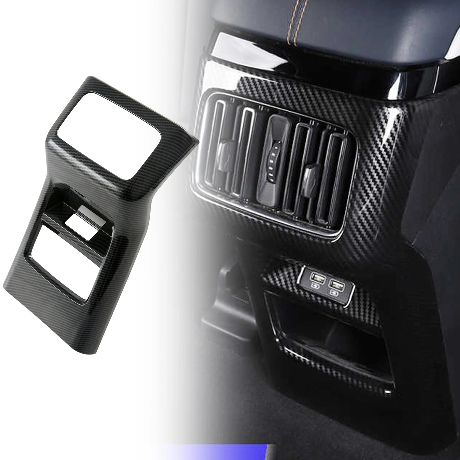 

Для BYD Song Plus DM-i EV/Sealion 6/Seal U 2021-2025 задняя консоль, центральная консоль, вентиляционное отверстие, рамка, накладка, 1 шт.