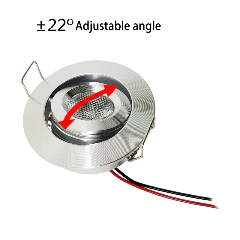 4/6/8 шт. 12 В постоянного тока мини-светодиодные прожекторы 3 Вт регулируемые