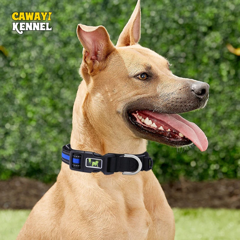 

CAWAYI KENNEL Pet Collar + Leash Set Training Walking Leads for Small Large Cats Dogs Reflective Harness Collar Adjust Leashes