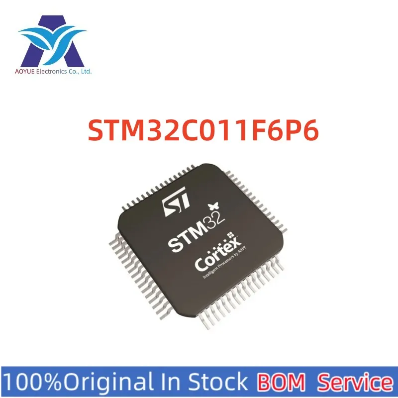 

10pcs/lot Original New IC Microcontroller 32BIT 32KB FLASH 8SO STM32C011F6P6 F6P6 IC MCU One Stop BOM Service