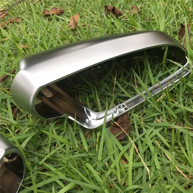 Новый! Для Audi A3 8P A4 B7 B6 A6 S6 4F C6 Чехлы на боковые зеркала S3 S4 Sportback Pearl никель матовый