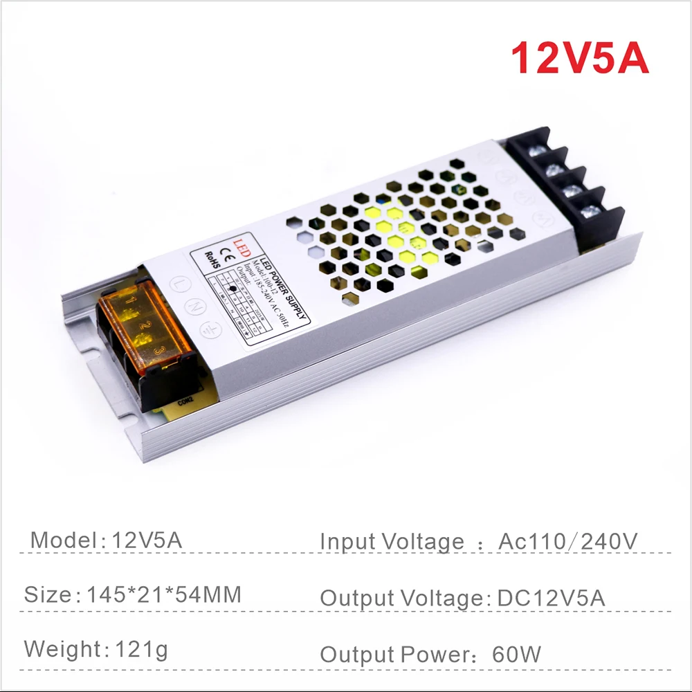 

Трансформатор питания LED 12В/24В 60Вт/100Вт