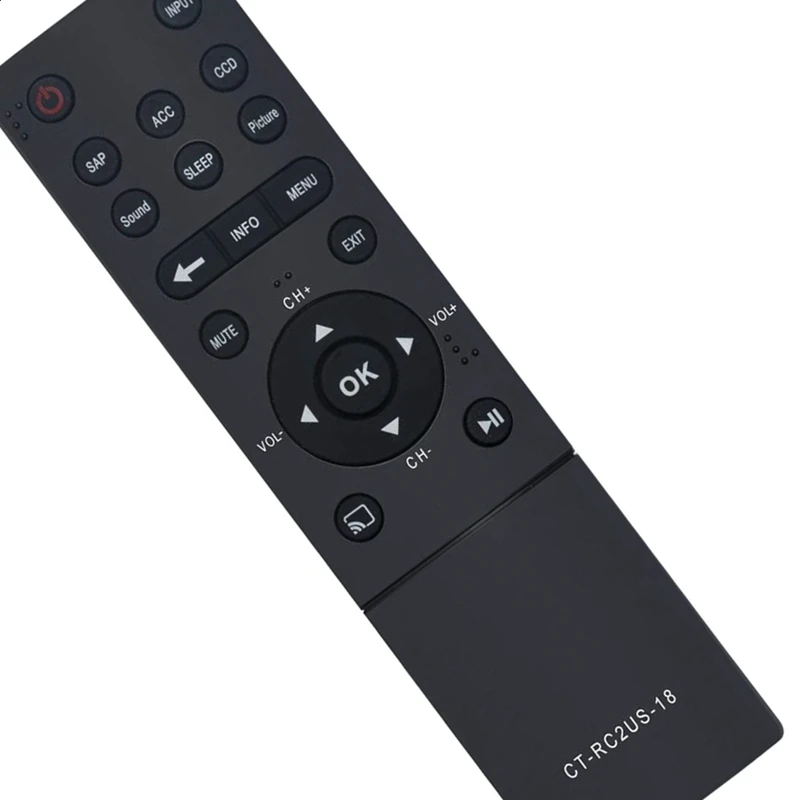 CT-RC2US-18 Remote Control Replaced For Toshiba LED TV 55L421U 43L621U 55L621U 49L621U 65L621U 43L511U18 50L711U18