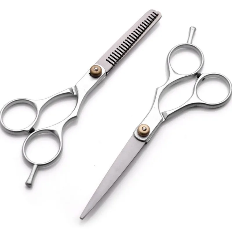

Stainless Steel Scissors for Hair Thinning and Cutting Clipper 6 inches Hairdressing Products Haircut Trim Hairs Cutting Barber