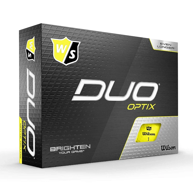 Duo Optix Golf Ball, Yellow, 12 Pack