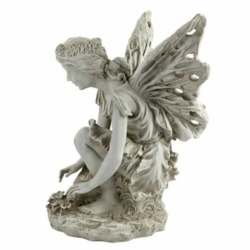 

Butterfly Fairy Statue Outdoor Sculpture Courtyard Art Decoration Angel Fairy Garden Ornament Crafts