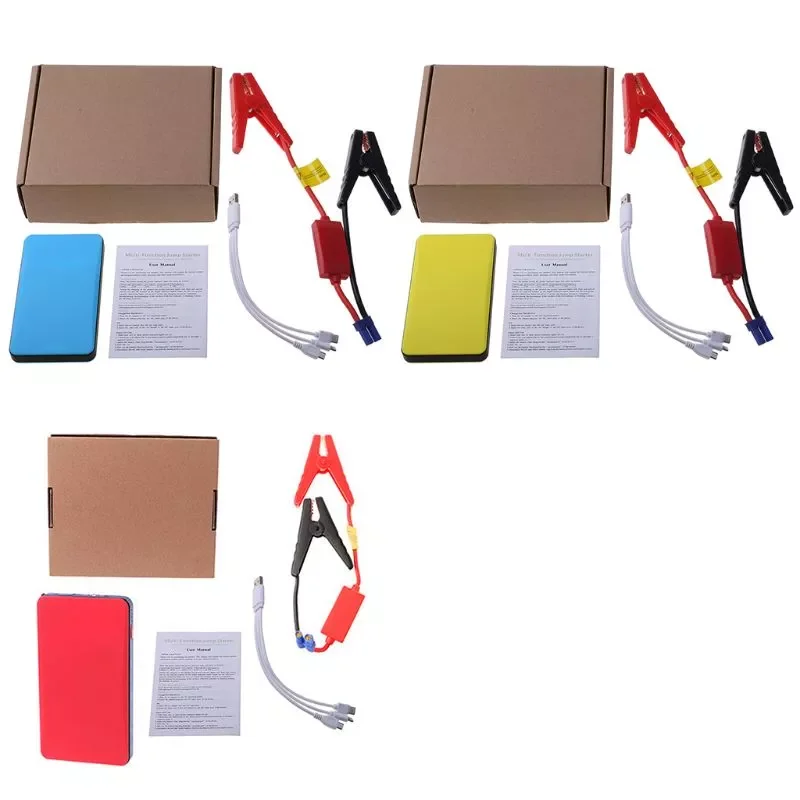 

12V 20000mAh Multi-Function Car Jump Starter Power Bank Emergency Charger Booster Battery W91F